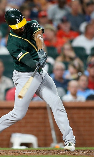 Pinder, Semien and Olson homer as A's beat Cardinals 7-3